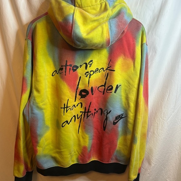 Nike NSW Action Speaks Louder Than Anything Hoodie Size M BNwT Very Rare - Picture 2 of 9